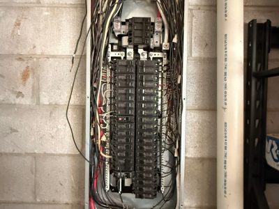 Indoor Electrical Service Panel